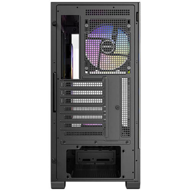 CAJA ANTEC CX705 ARGB MID-TOWER ATX PANORAMICA 270º 5XVENT 120MM PWM