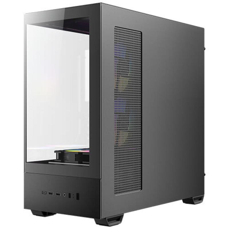CAJA ANTEC CX705 ARGB MID-TOWER ATX PANORAMICA 270º 5XVENT 120MM PWM