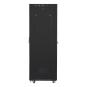 ARMARIO LANBERG RACK 19" 42U 800X800 FLAT PACK NEGRO PUERTA CRISTAL CON LCD