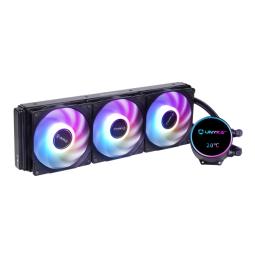 Unykach Aquastorm NEO 360 Kit de Refrigeracion Liquida - 3 Ventiladores de 120mm - Iluminacion RGB - Visualizacion Temperatura C