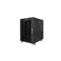 ARMARIO LANBERG RACK 19" 15U 600X800 FLAT PACK NEGRO PUERTA CRISTAL CON LCD