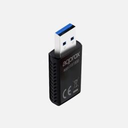 USB WIFI 6 APPROX APPUSB1800 1800 Mbps 1201Mbps EN 5 GHz NEGRO