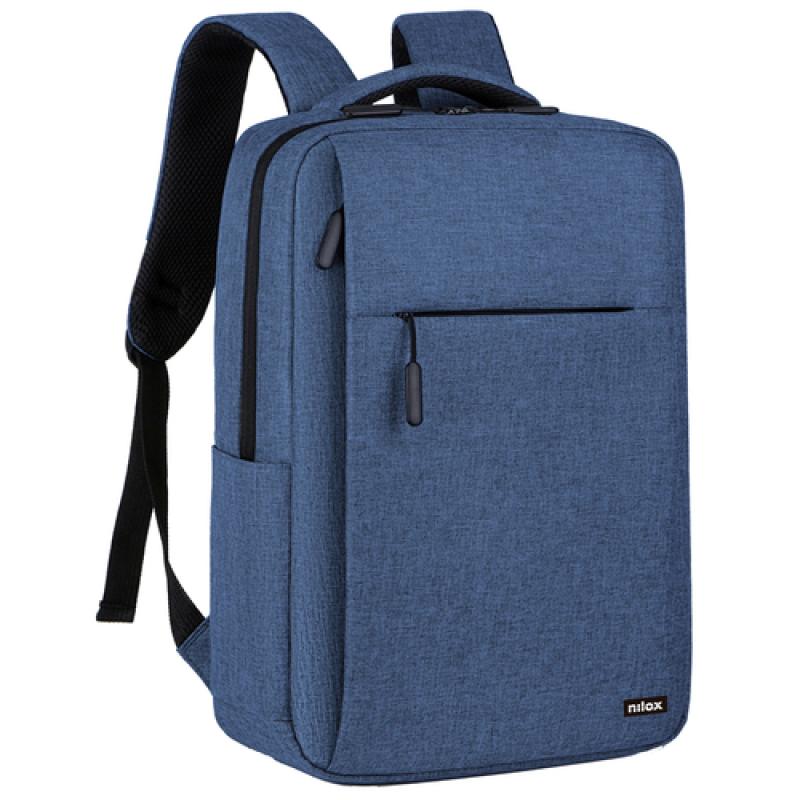 Nilox mochila profesional 15.6" azul
