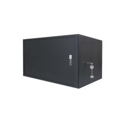WP RWS-06504-B Armario Mural de Seguridad 6U - Puerta Corrediza - Antirrobo Clase RC4 - 560x400x400mm - Color Negro