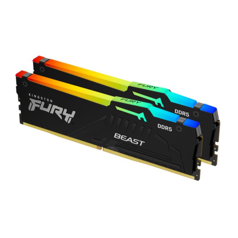 Kingston kf560c30bbeak2-32 2x16gb ddr5 6000 rgb ex