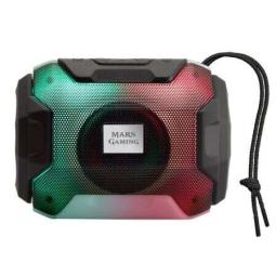 Mars Gaming MSBAX Altavoz 10W Bluetooth 5.0 - Iluminacion RGB - USB, Ranura MicroSD - Autonomia hasta 8h - Manos Libres - Cordon