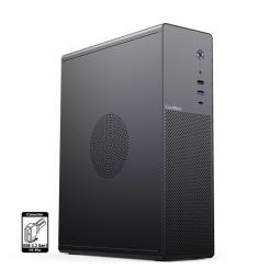 CoolBox T100 Slim Caja Torre Micro ATX, Mini ITX - Tamaño HDD 2.5" - USB 3.2, USB-C - Color Negro
