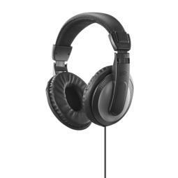 Hama Shell II Auriculares Supraaurales con Diadema - Cable 2m - Jack 3.5mm - Color Negro