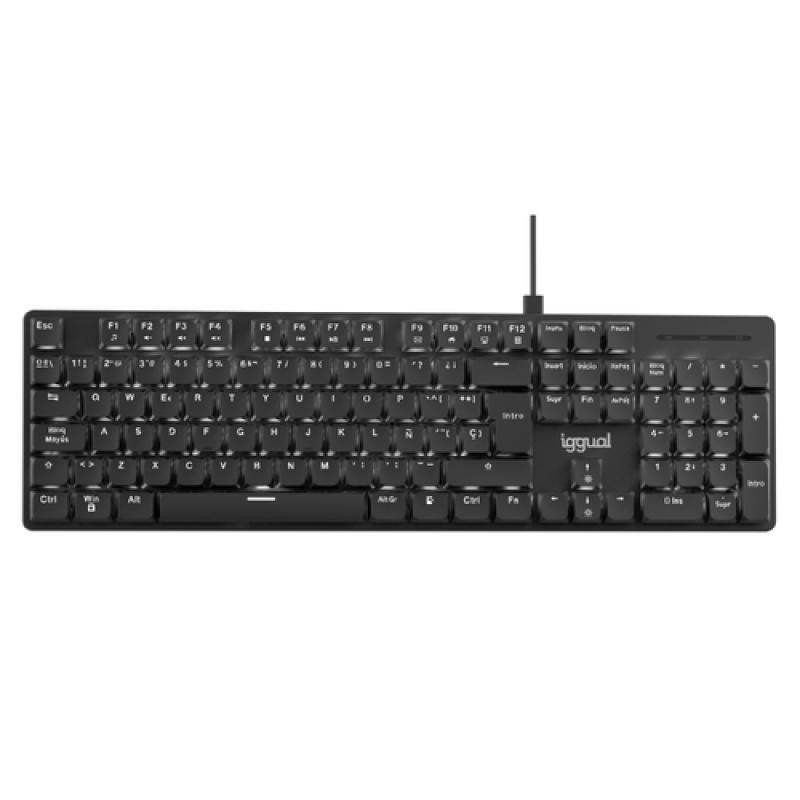 Iggual teclado usb mecánico ck-mecha-105t negro