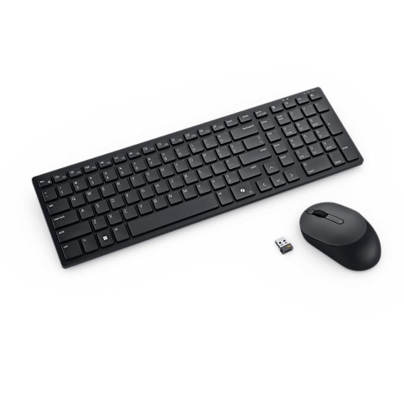 COMBO TECLADO RATON DELL PRO SILENCIOSO KM555 NEGRO INALAMBRICO