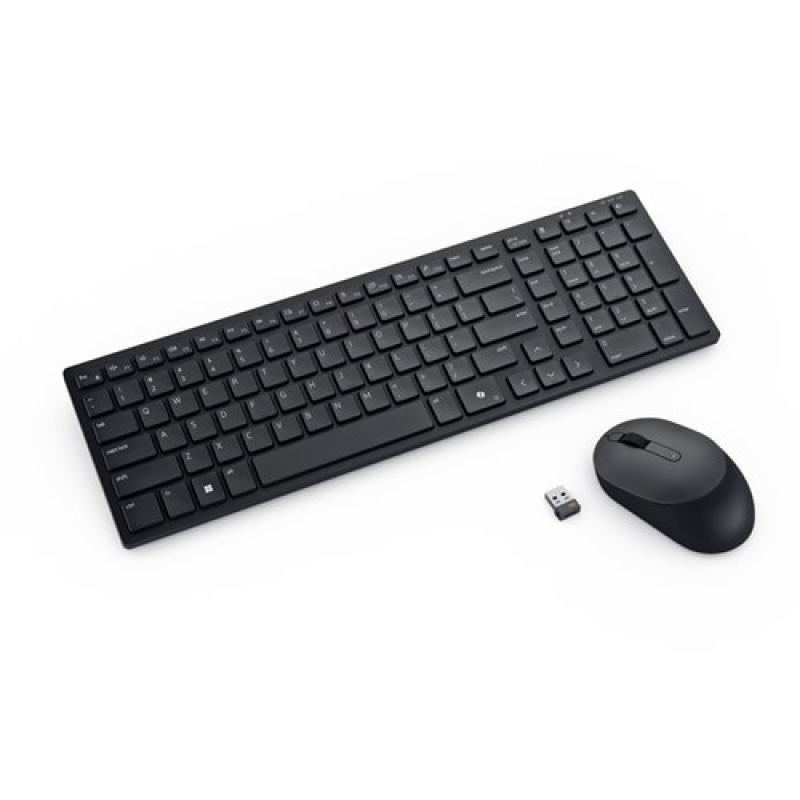 COMBO TECLADO RATON DELL PRO SILENCIOSO KM555 NEGRO INALAMBRICO
