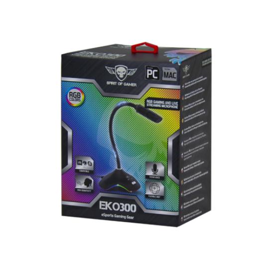 Spirit of gamer microfono eko 300 negro