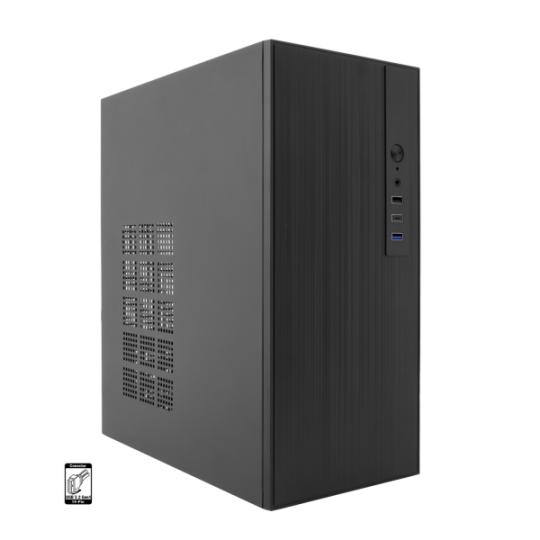Coolbox M460 Caja MicroATX - Tamaño Disco Soportado 3.5", 2.5" - USB-C 3.2 Gen1 y Audio - Color Negro