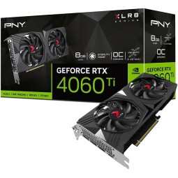 (Oferta) PNY Tarjeta Grafica GeForce RTX™ 4060 Ti 8GB XLR8 Gaming Verto Overclocked Dual Fan DLSS 3