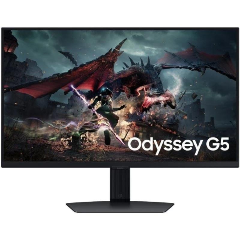 Samsung Odyssey G5 G50D Monitor 27" IPS QHD 180Hz FreeSync - Respuesta 1ms - Regulable en Altura, Giratorio e Inclinable - HDMI,
