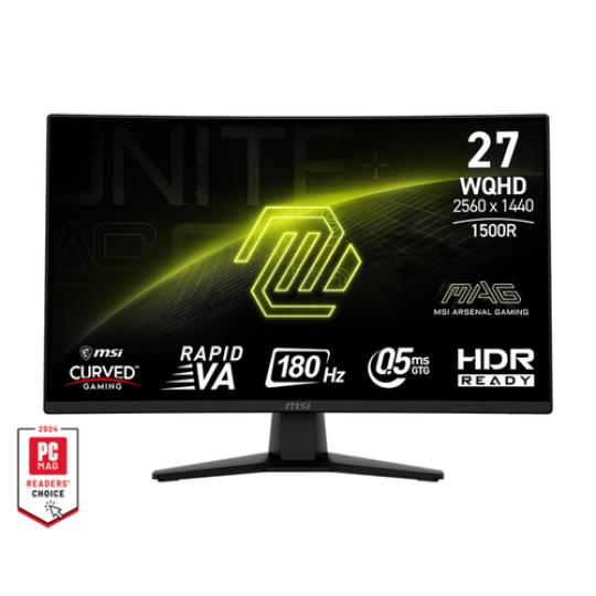 Msi mag274cqf monitor 27" wqhd 180hz curv
