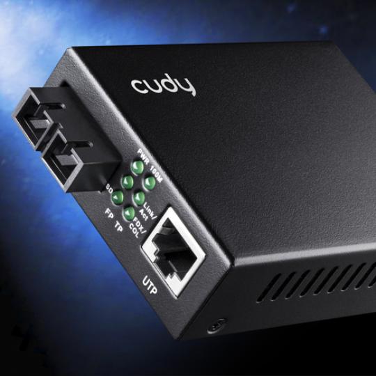 CONVERSOR CUDY 10/100M ETHERNET MEDIA CONVERTER