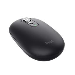 Trust Seron Raton Inalambrico - Ajustable hasta 3200dpi - Bluetooth - Recargable - Clic Silencioso - Receptor USB-C - Multiplata