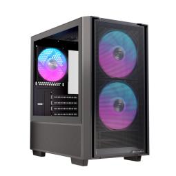 CAJA MICRO-ATX EINAREX PM150 GAMING RGB USB3.0 USB-C BLACK