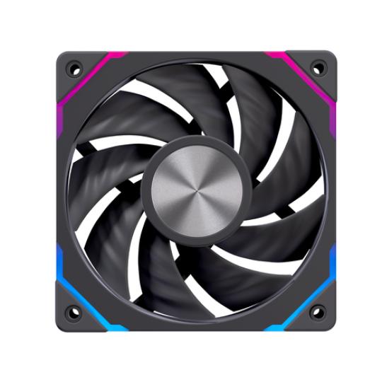 VENTILADOR CAJA ADICIONAL EINAREX EX12C ARGB EXFN-12CS21-B NEGRO 120MM