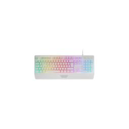 Mars Gaming MK124 Teclado Completo Hibrido H-Mech - Almohadilla Integrada - Disposicion Portuguesa QWERTY PT - Iluminacion FRGB 