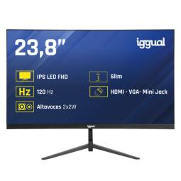 Iggual monitor 24" ips 1ms fhd 120hz vga hdmi mm