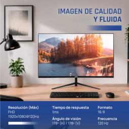 Iggual monitor 27" ips 1ms fhd 120hz vga hdmi mm