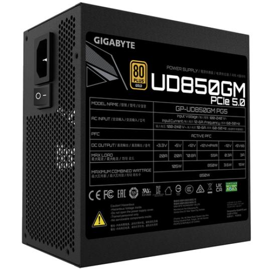 FUENTE ALIMENTACION GIGABYTE GP-UD850GM PG5 GEU 850W 80+ GOLD