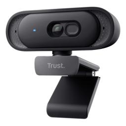 WEBCAM TRUST TOMAR 2K QHD 2560X1440 30FPS FOV 76 GRADOS PRIVACIDAD USB-A USB-C NEGRO