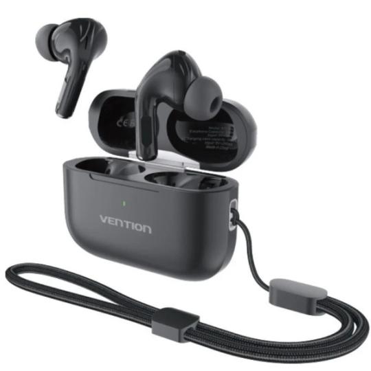 Vention Echo Lite E11 Plus Auriculares Intraurales Inalambricos - Bluetooth 6.0 - Autonomia hasta 6h - Estuche con Bateria de 25