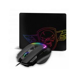 Spirit of gamer ratón pro m3 rgb + alfombrilla