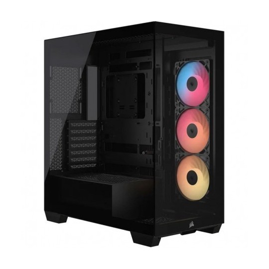 Torre PC Corsair 3500X ARGB Cristal Templado USB 3.2 Negra