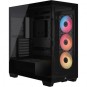 Torre PC Corsair 3500X ARGB Cristal Templado USB 3.2 Negra