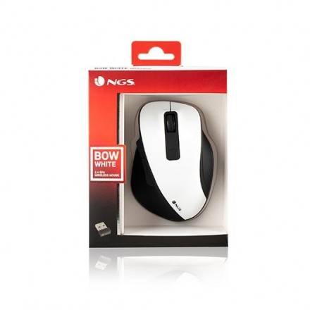 RATON OPTICO NGS WHITE BOW WIRELESS - Imagen 4