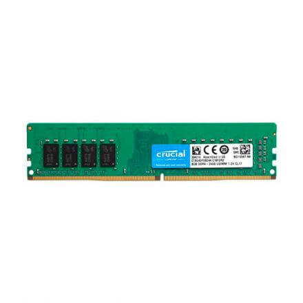 MODULO MEMORIA RAM DDR4 8GB PC2400 CRUCIAL CT8G4DFS824A RET - Imagen 1