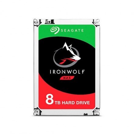 DISCO DURO 3.5  8TB SATA 3 SEAGATE 256MB IRONWOLF - Imagen 1