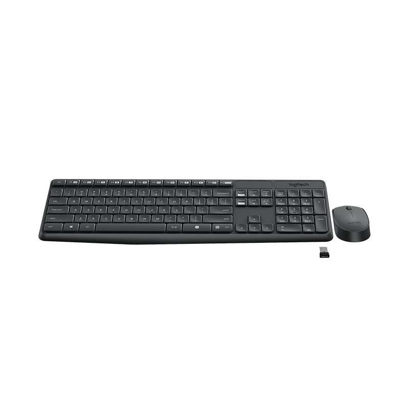TECLADO+RATON LOGITECH MK235 WIRELESS NEGRO - Imagen 3