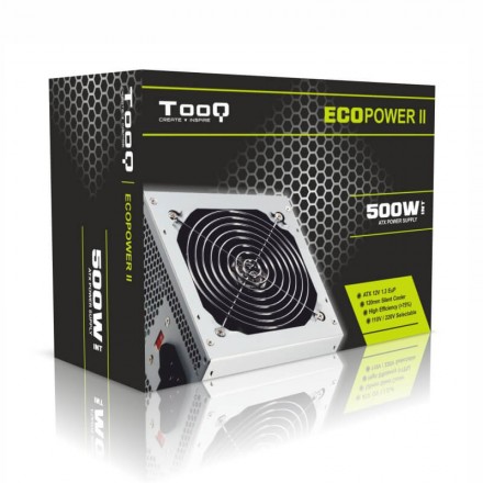 Tooq Fuente Alimentacion 500w Ecopower -ii Tqep-500s-int 500w 110v/240v - Imagen 4
