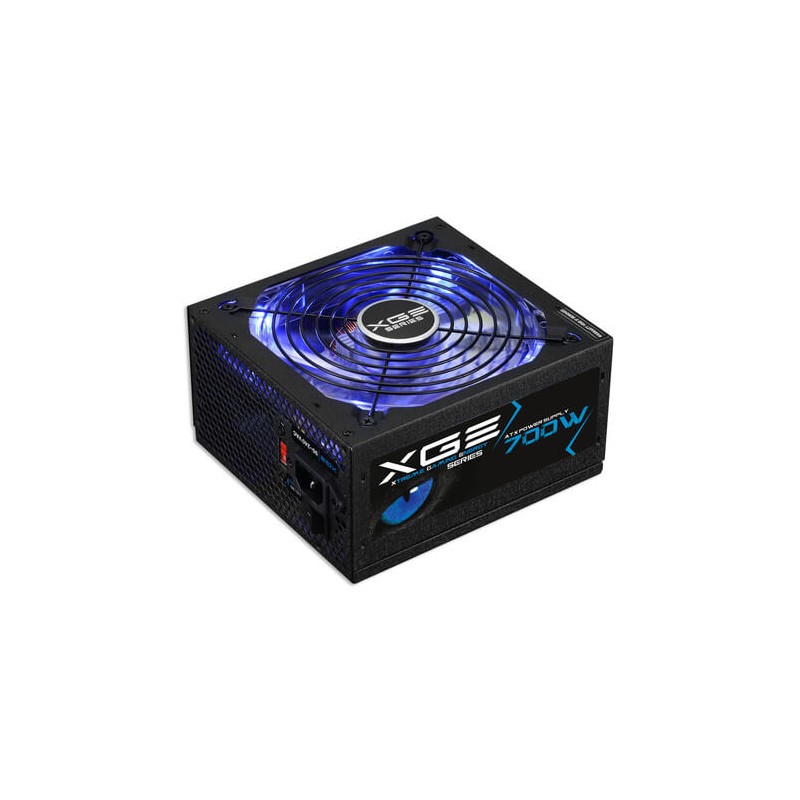 Tooq Fuente Alimentacion 700w Gaming Pfc-activo 80+ 6sata 14cm Atx Led Azul - Imagen 2