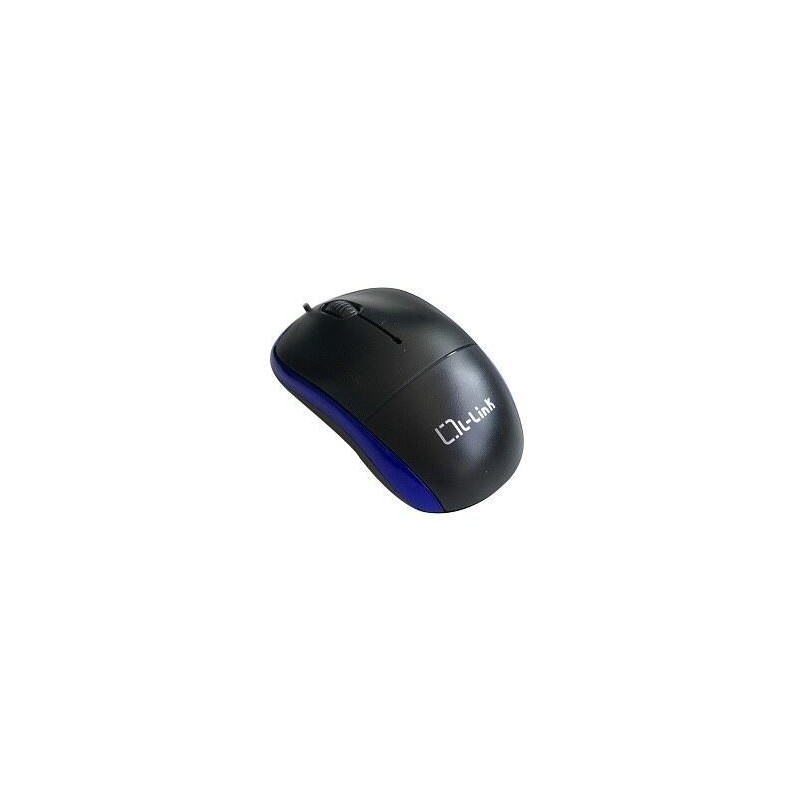 L-link Raton Usb Optico Negro/azul Ll-2080-a - Imagen 1
