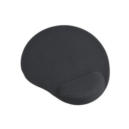 Gembird Alfombrilla De Raton Con ReposamuÑeca De Gel NegroÂ mp-gel-bk - Imagen 1