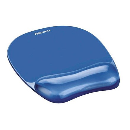 ALFOMBRILLA + REPOSAMUÑECAS FELLOWES GEL AZUL - Imagen 1