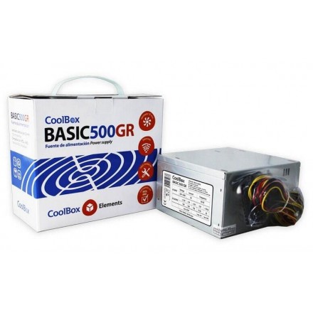 Coolbox Fuente Alimentacion Atx 500w Basic 500gr (10) - Imagen 3