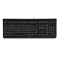 Teclado Cherry Kc 1000 Usb 109 Teclas Cable 1.8m Plug And Play Color Negro - Imagen 1