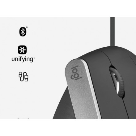 Logitech Raton Mx Vertical Advanced Rf Wireless + Bluetooth Optico 4000 Dpi  910-005448 - Imagen 4