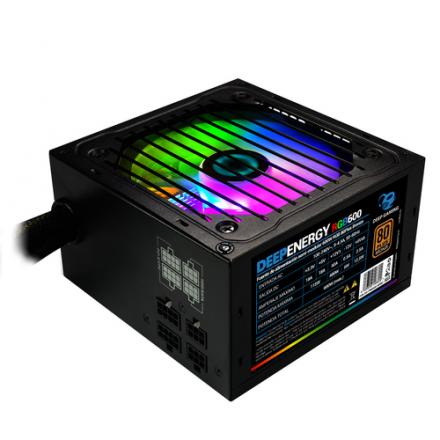 Coolbox Fte. Alim. Atx Gaming Deepenergy 600w Rgb - Imagen 1