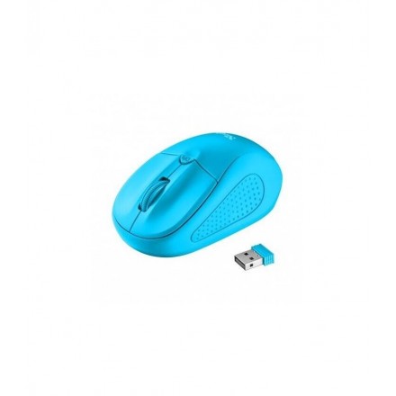 Trust Raton Wireless Primo Neon Blue,alcance 8m,1000/1600dpi Micro Receptor - Imagen 5