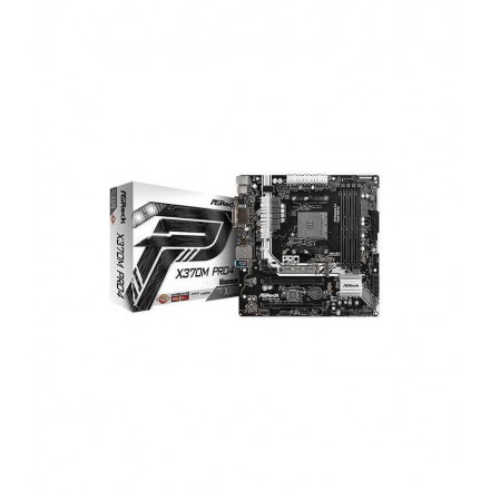 Pb Asrock Am4 X370m Pro4 Ddr4 3200 Output:hdmi, Dvi-d, D-sub 7 X Usb 3.1 Gen1 - Imagen 4