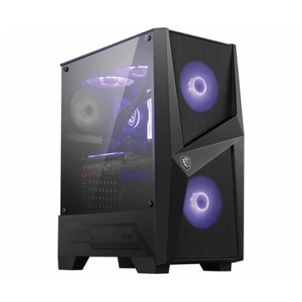TORRE ATX MSI MAG FORGE 100M RGB NEGRO - Imagen 2