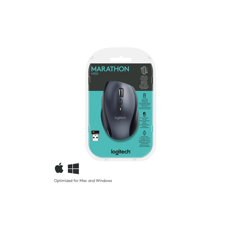 RATON LASER LOGITECH M705 WIRELESS GRIS - Imagen 3